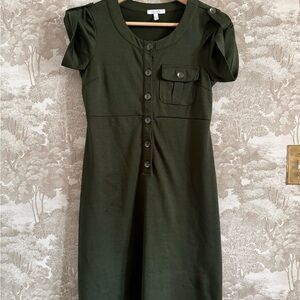 Vintage dELiA*s olive utility dress